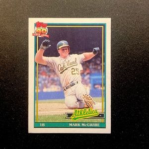 MARK McGWIRE #25 Topps card